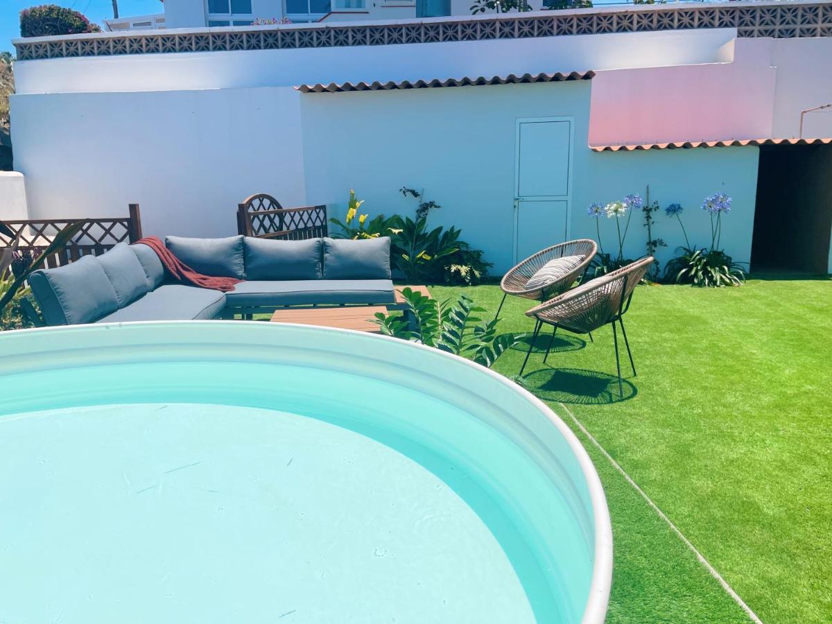 Casa Con Piscina Y Jardin Con Vistas Al Mar Villa Puerto de la Madera Екстериор снимка