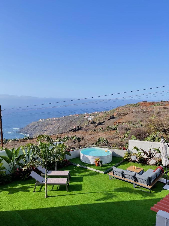 Casa Con Piscina Y Jardin Con Vistas Al Mar Villa Puerto de la Madera Екстериор снимка