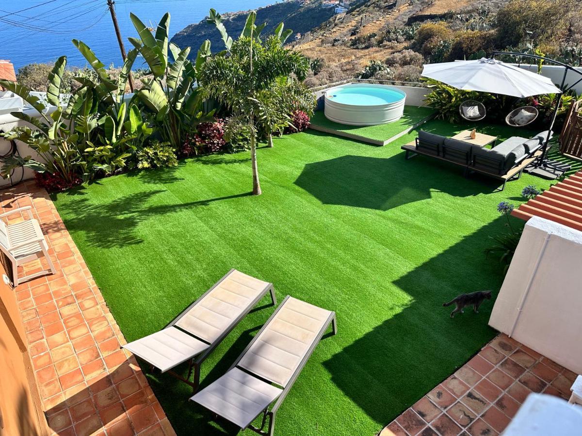 Casa Con Piscina Y Jardin Con Vistas Al Mar Villa Puerto de la Madera Екстериор снимка
